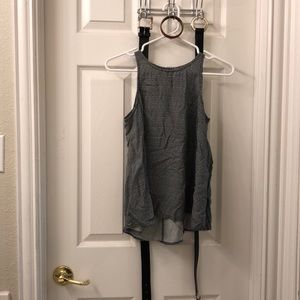Old Navy black and white tank top